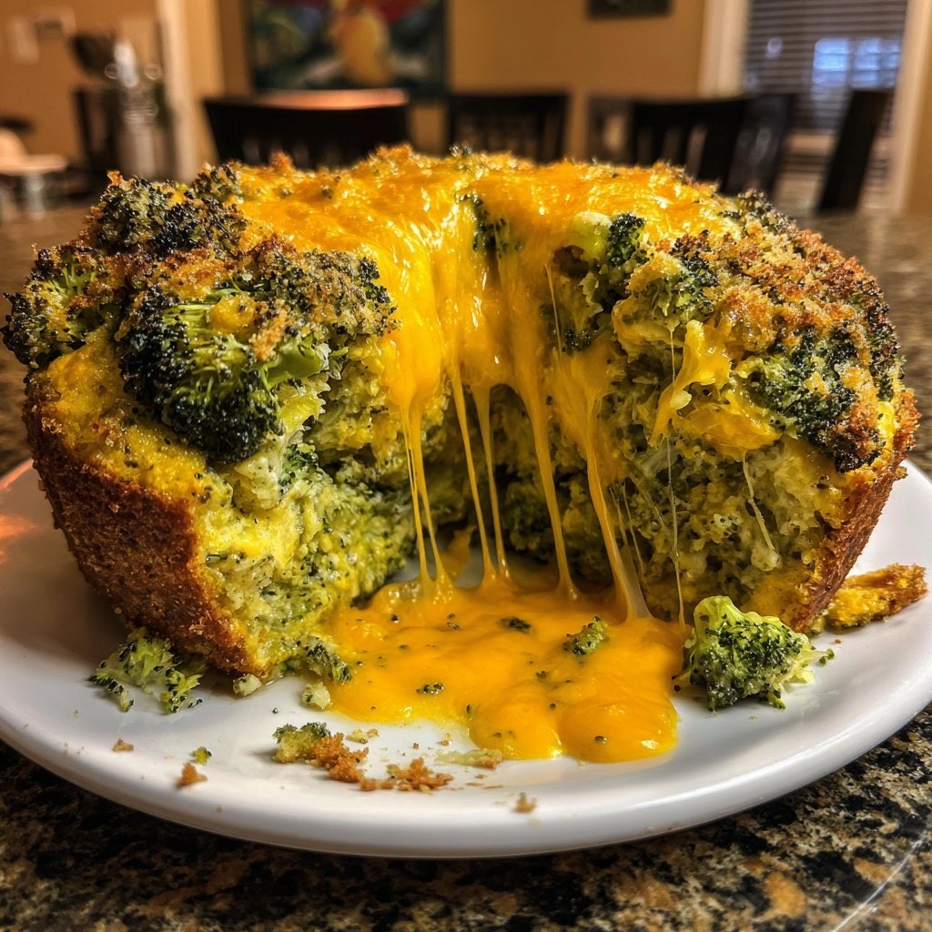 Creamy Broccoli Cheddar Bake