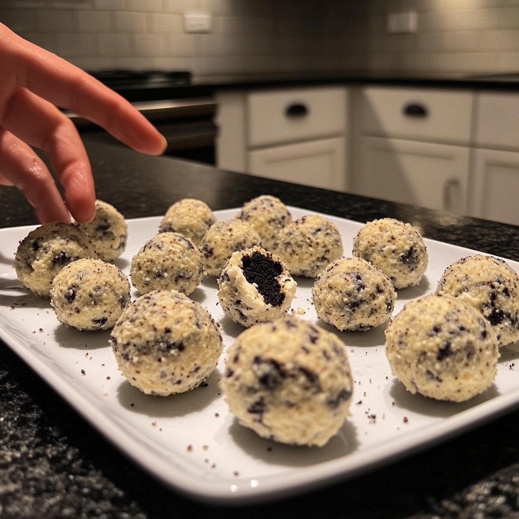 Cream Cheese Oreo Protein Balls