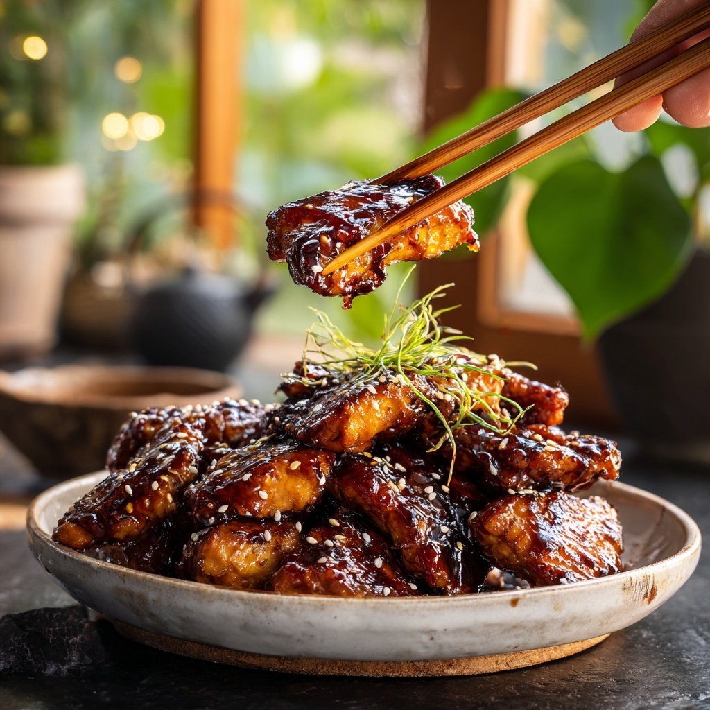 Teriyaki Chicken Glazed Tender Sauce