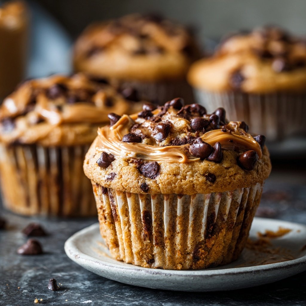 Peanut Butter Chocolate Chip Cupcakes