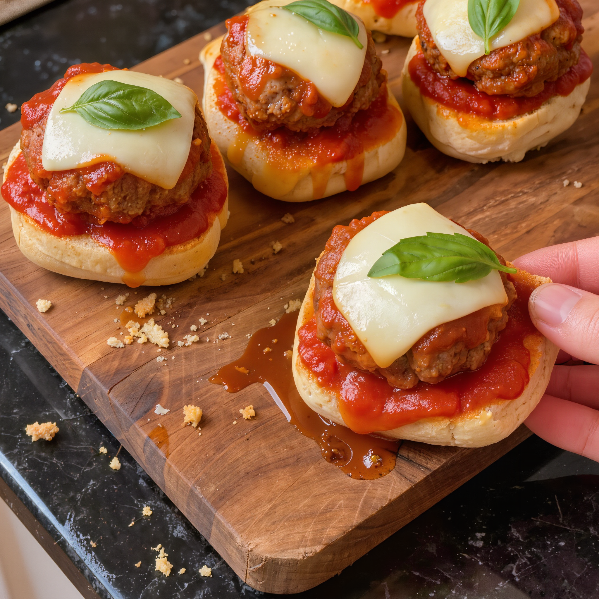 Italian Meatball Sliders