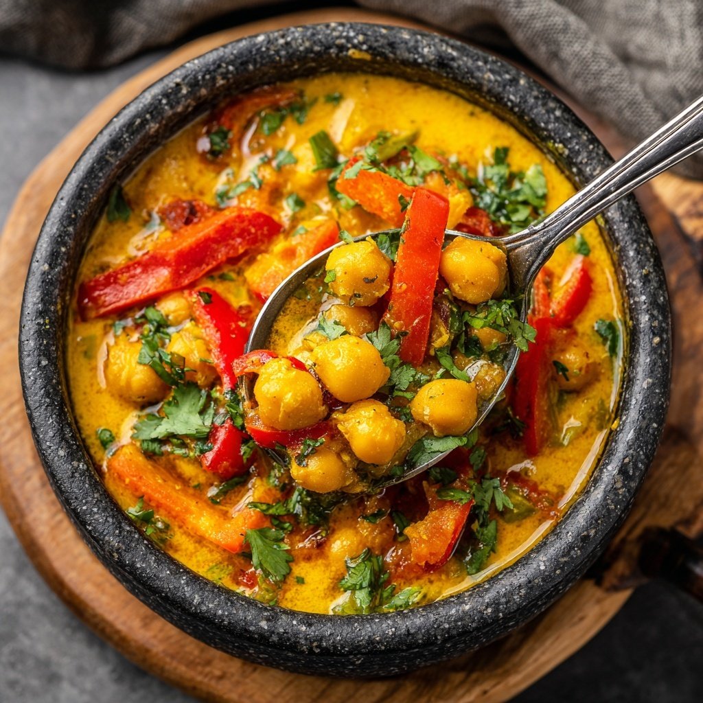 Chickpea Vegetable Coconut Curry