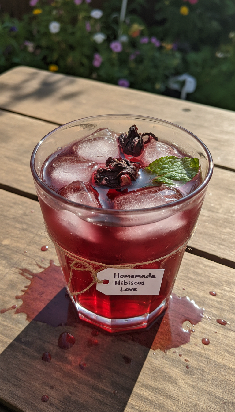 Hibiscus Iced Tea