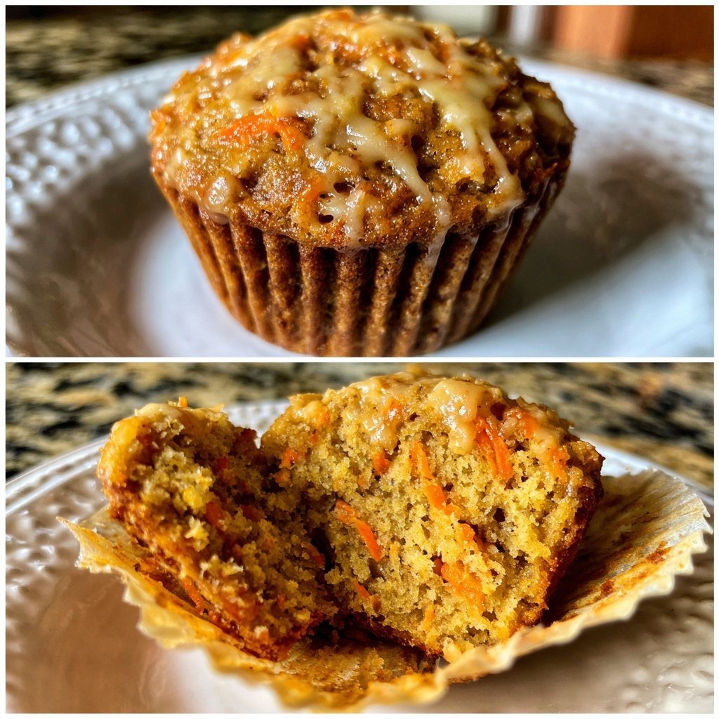 Carrot Banana Cupcake Fusion