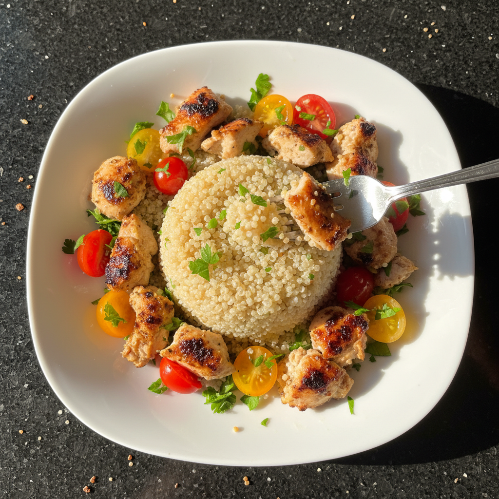 Grilled Chicken and Quinoa Bowl