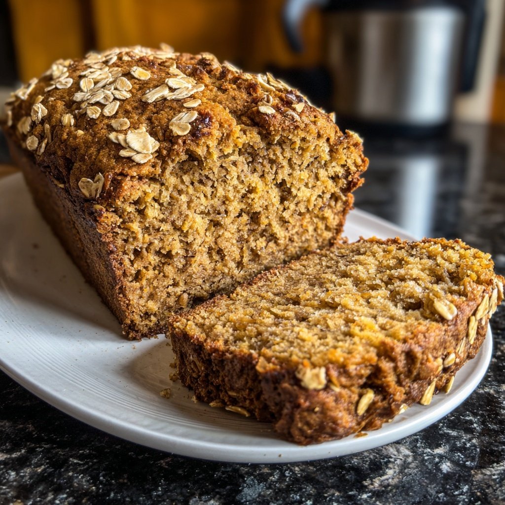 Spiced Banana Oat Bread