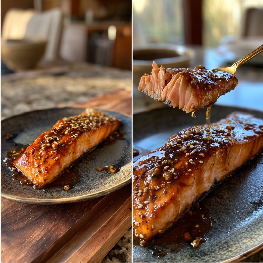 Maple Glazed Salmon Dishes