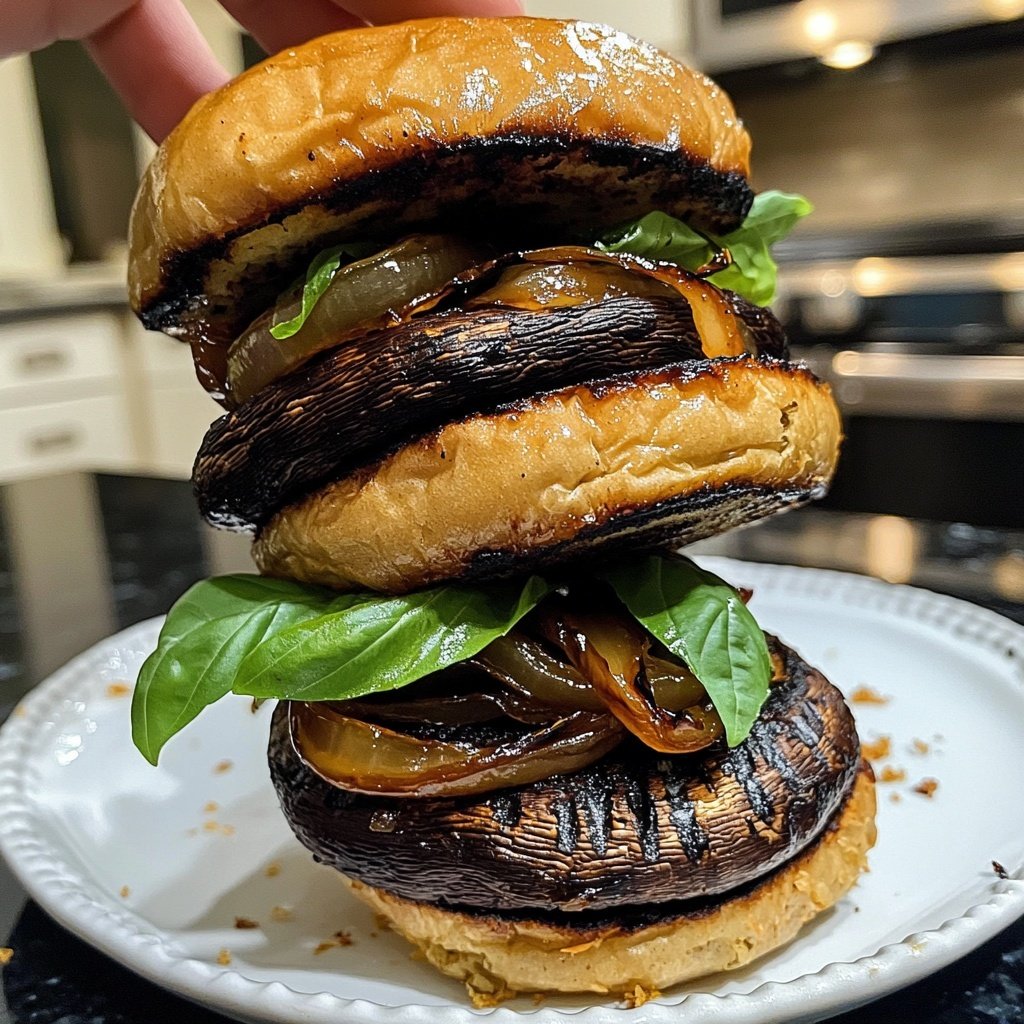 Balsamic Portobello Burgers