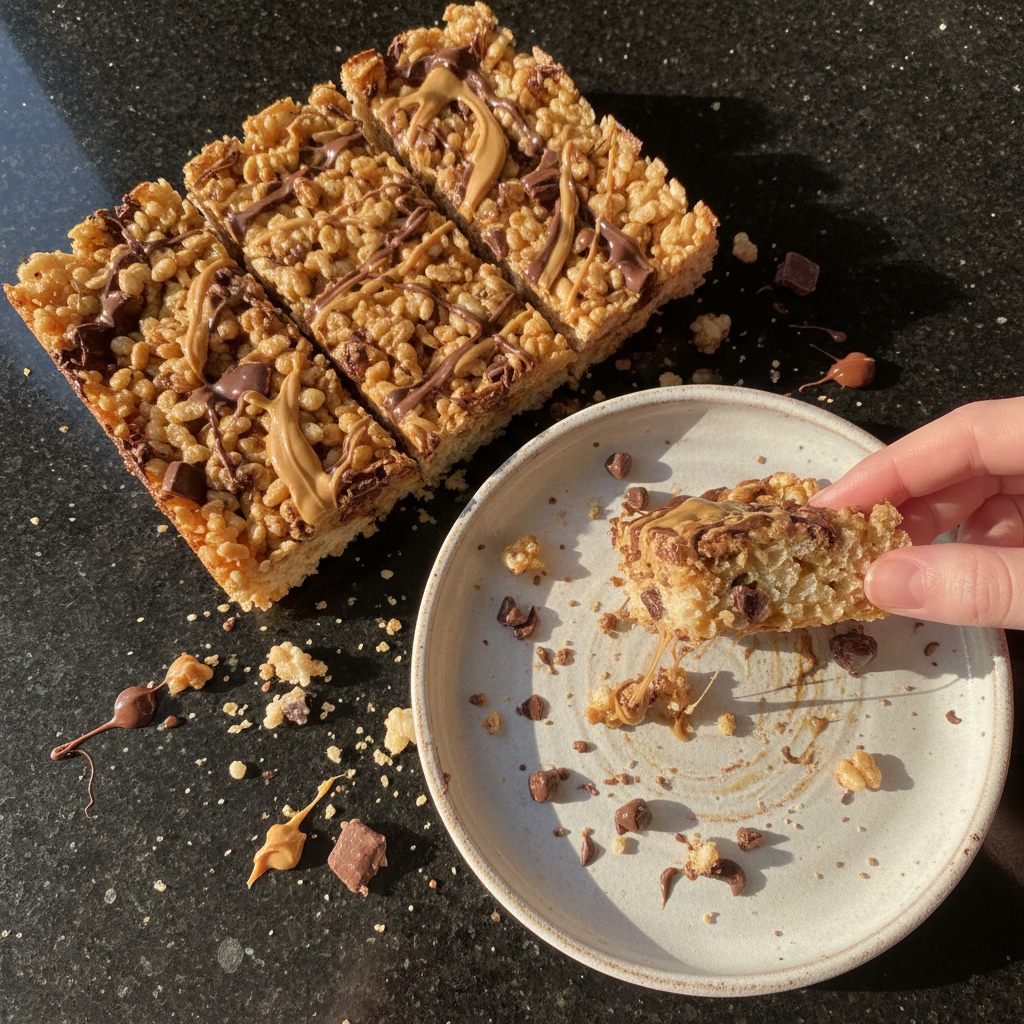 Peanut Butter Cup Rice Crispy Treats