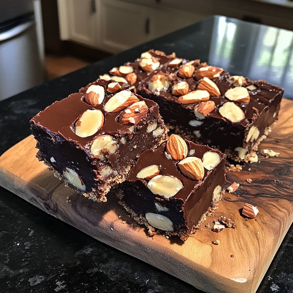 Dark Chocolate Nut Squares