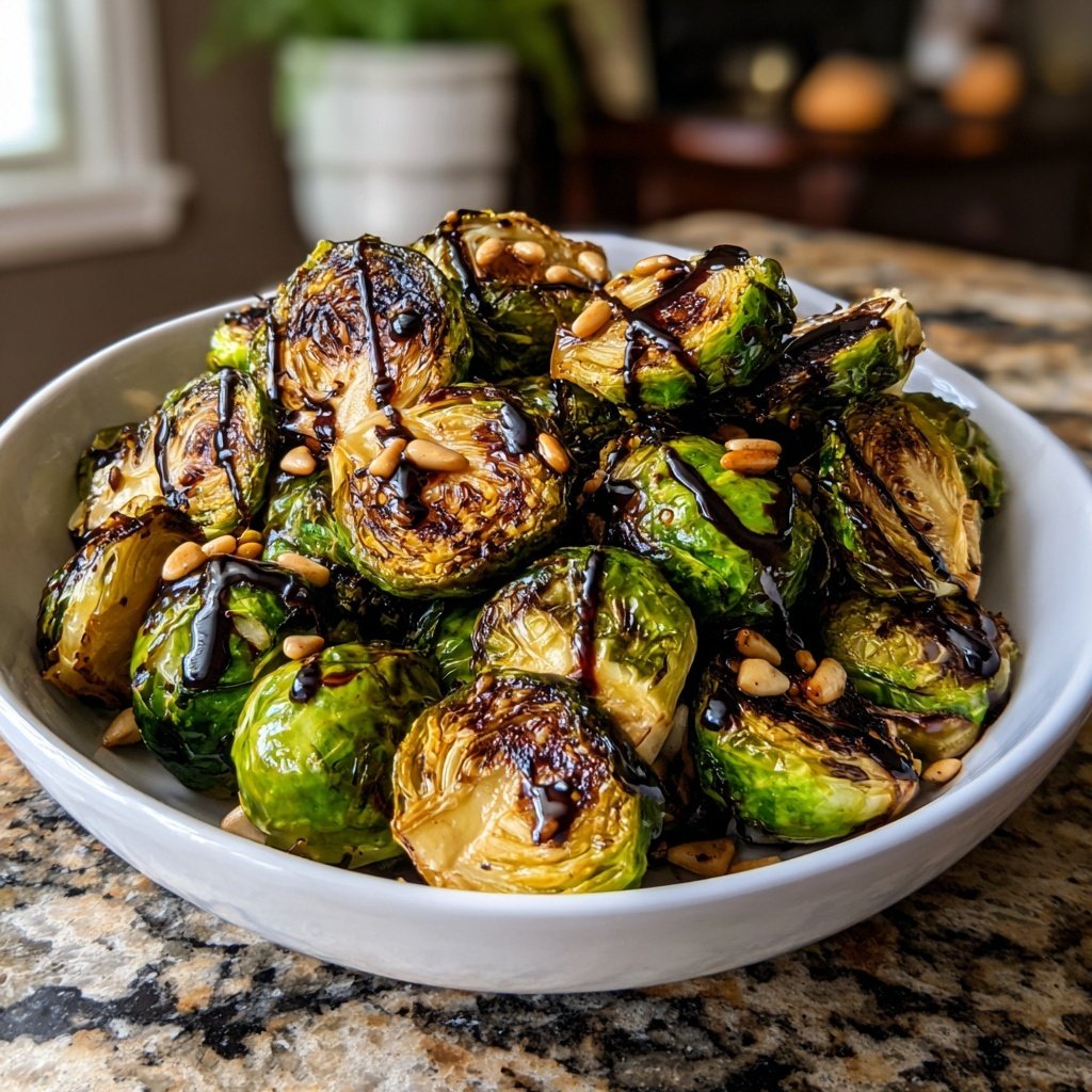 Balsamic Roasted Brussels Sprouts