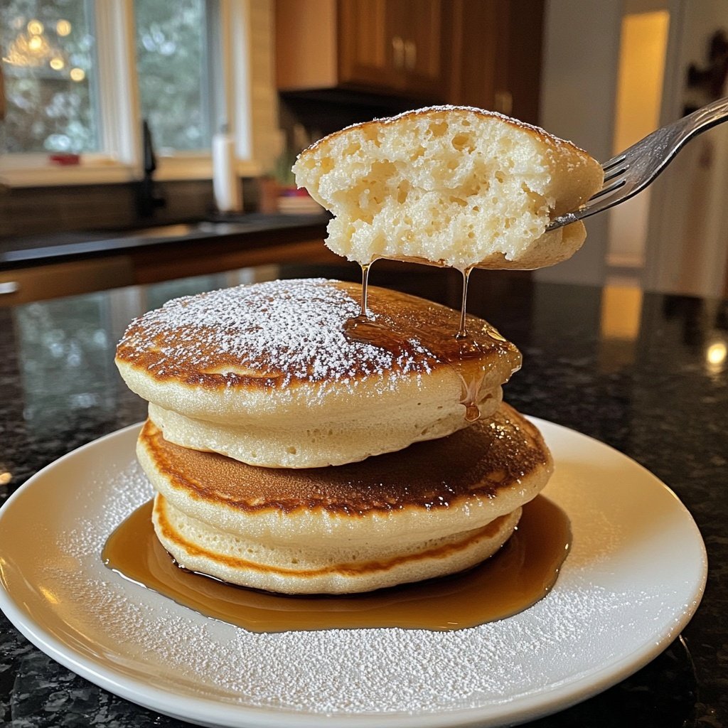 Fluffy Japanese Soufflé Pancakes