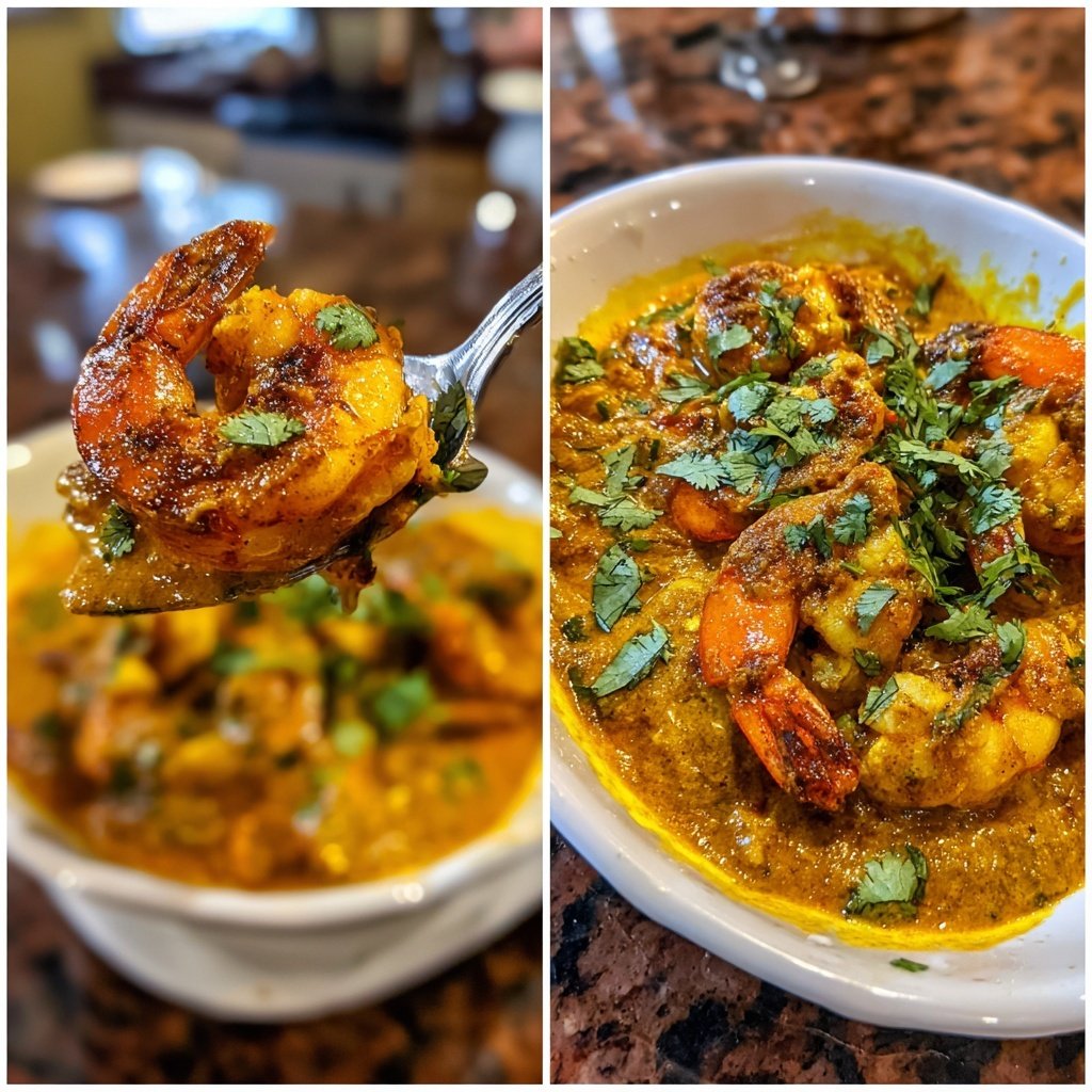 High Protein Prawn Curry
