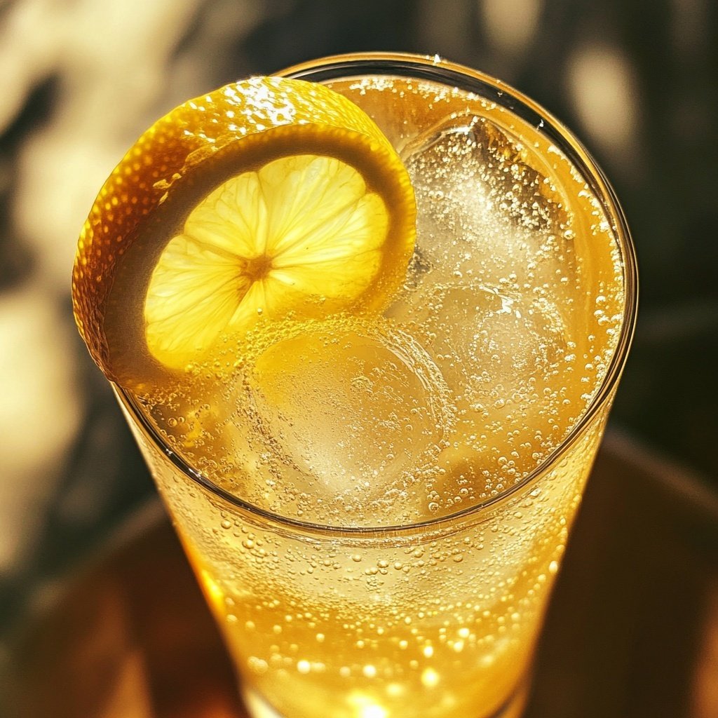 Meyer Lemon Fizz Mocktail