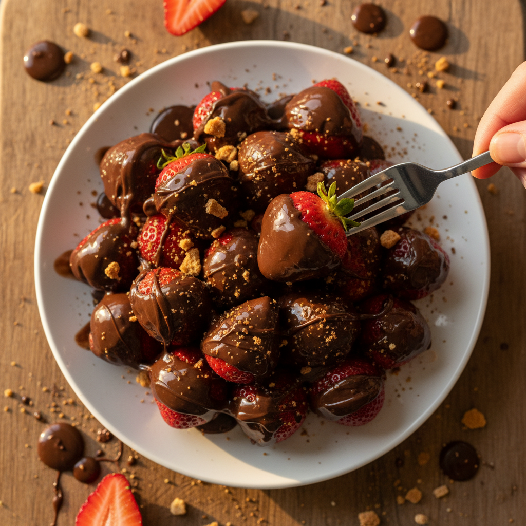 Chocolate-Covered Strawberry Fruit Salad