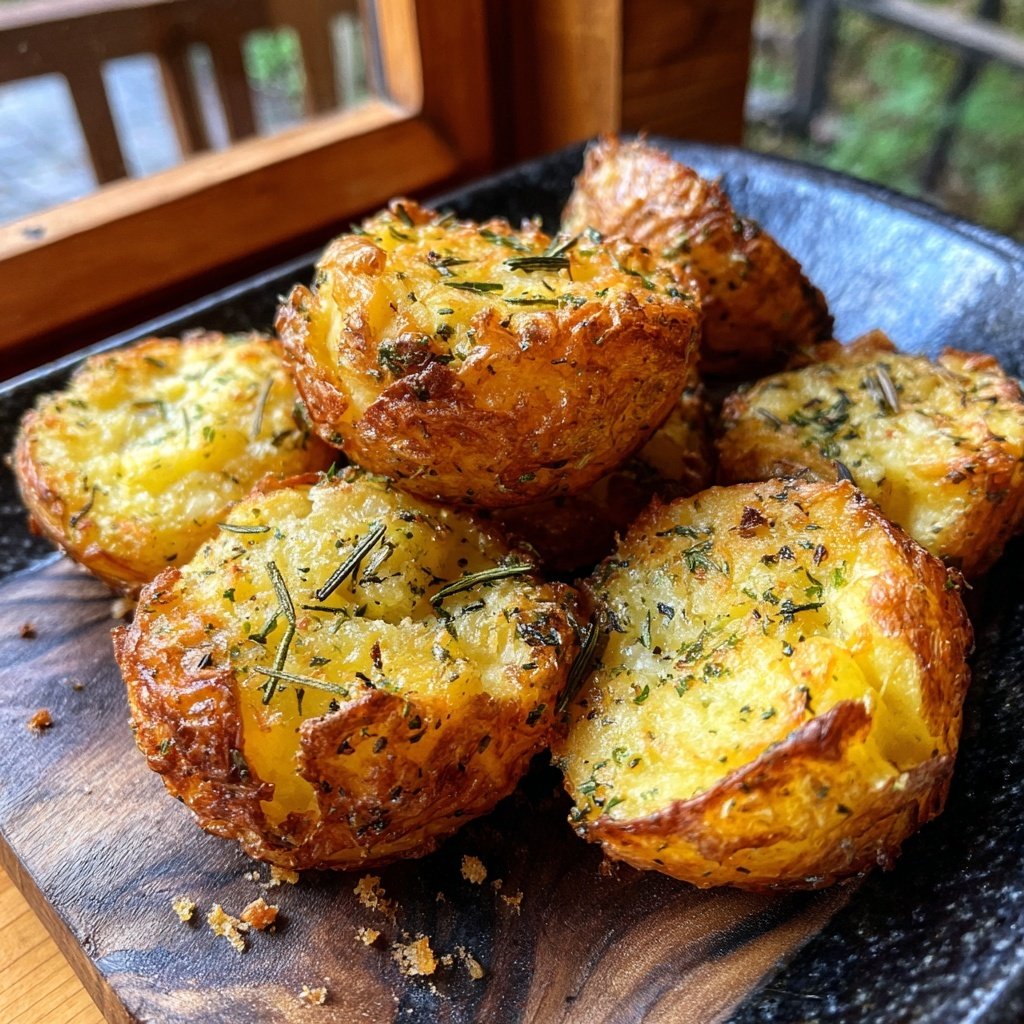 Rosemary Garlic Airfryer Potatoes