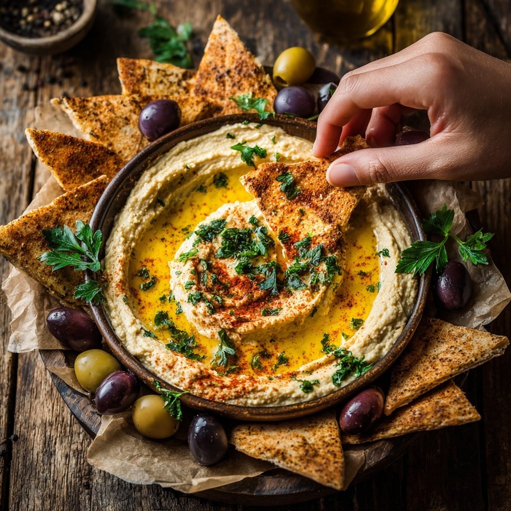 Mediterranean Hummus Platter