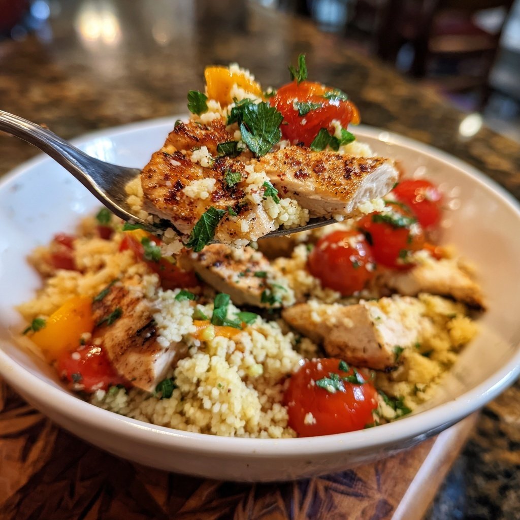 Mediterranean Chicken Bowls with Couscous