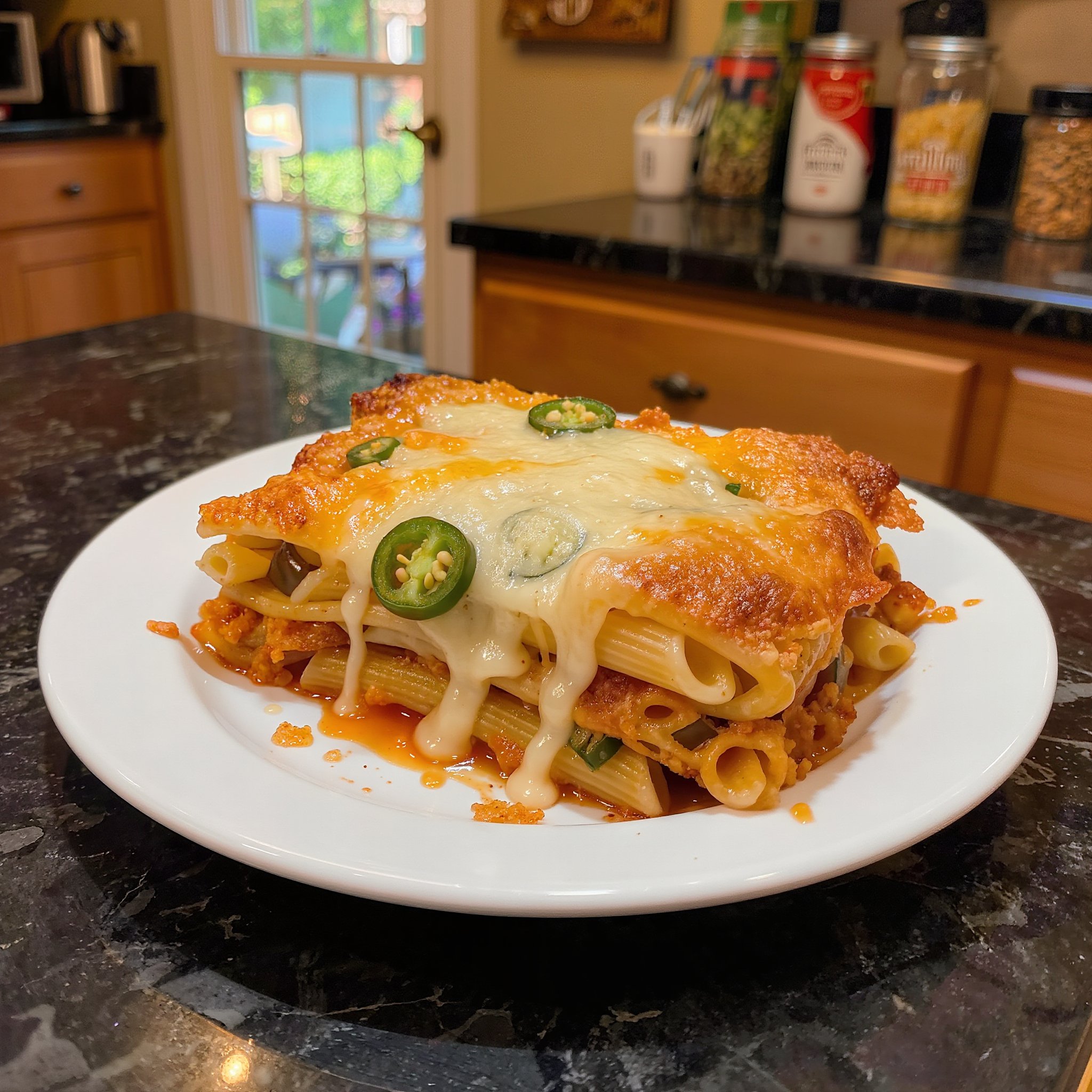Jalapeno Popper Pasta Bake