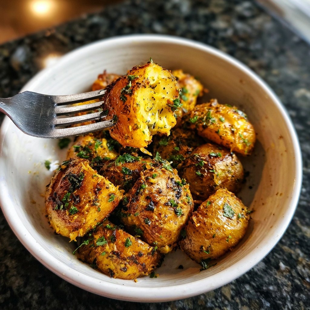 Honey Mustard Airfryer Potatoes