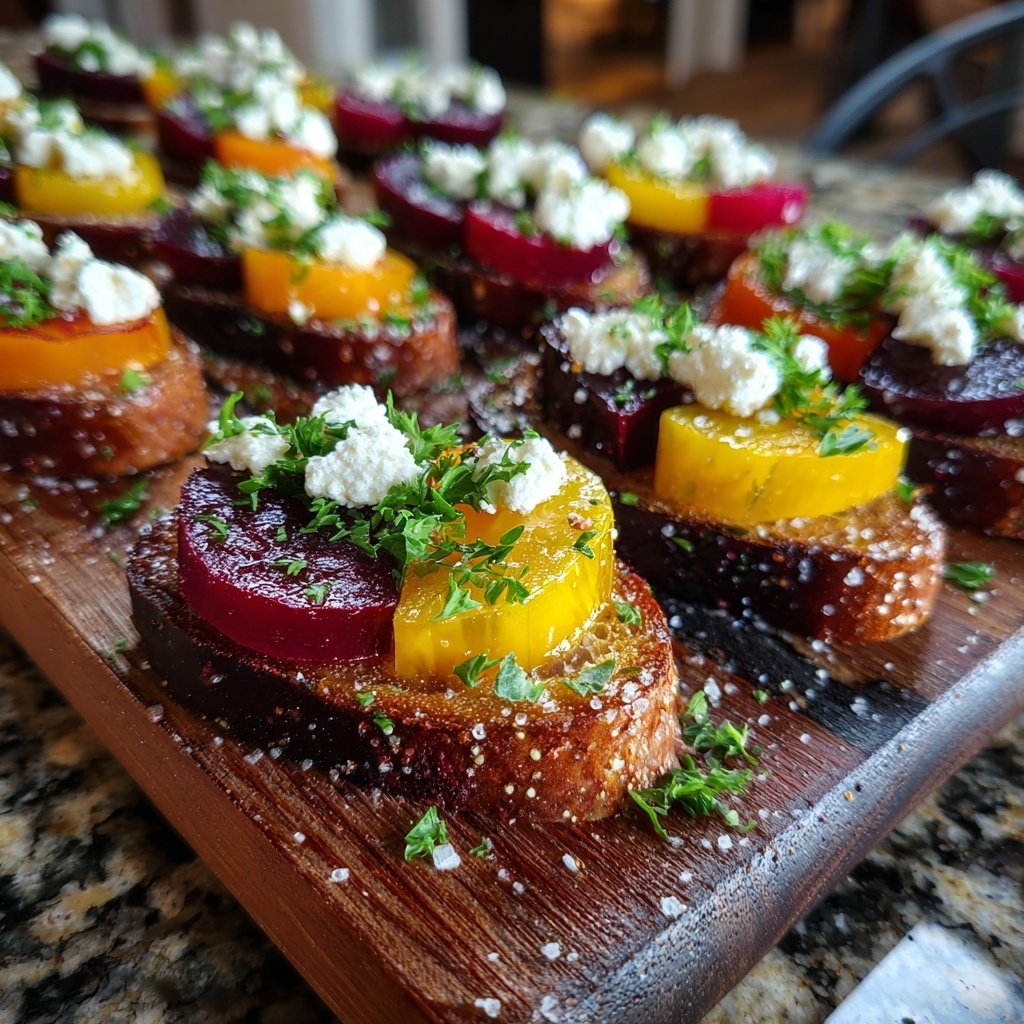Zesty Roasted Beet Appetizers