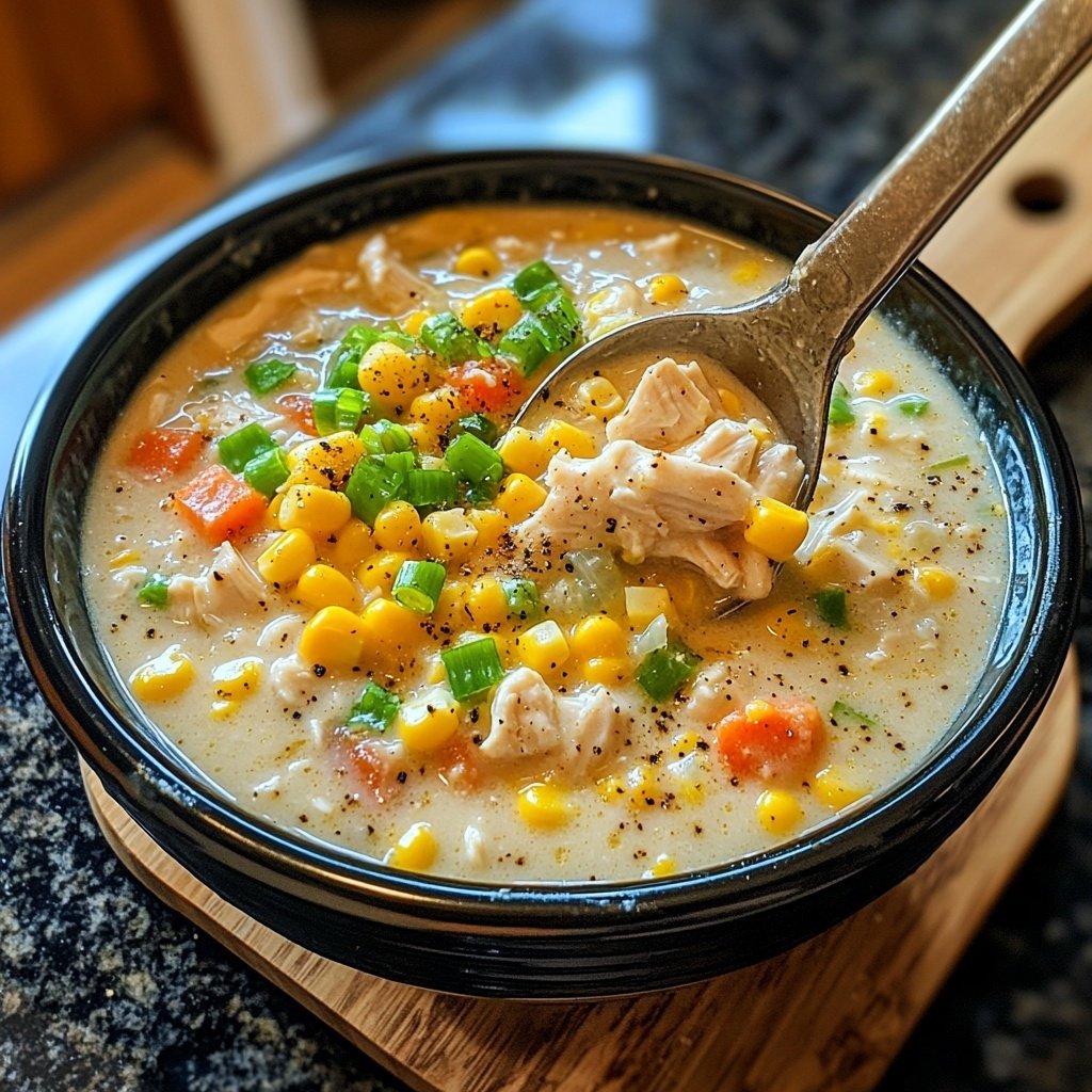Crockpot Chicken Corn Chowder