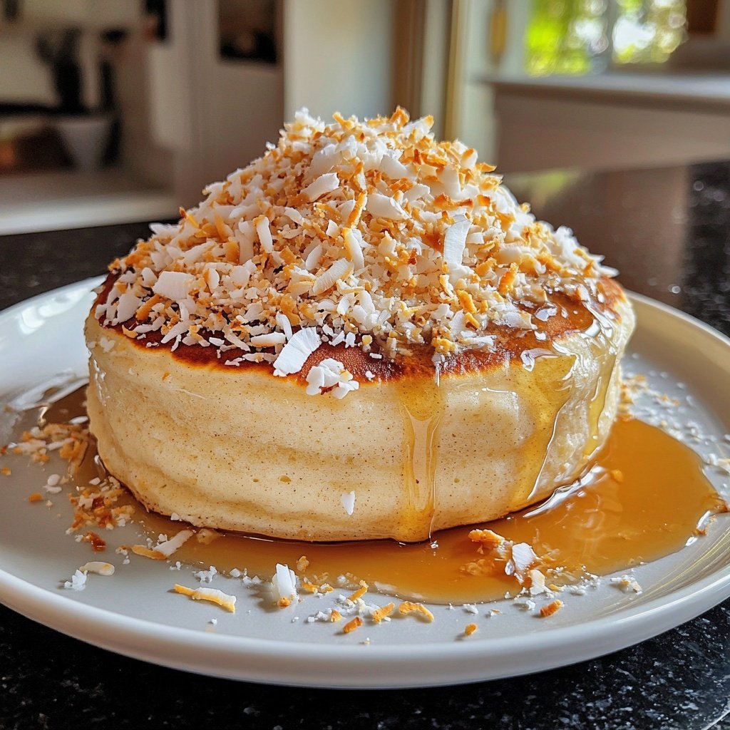 Coconut Cream Pancakes