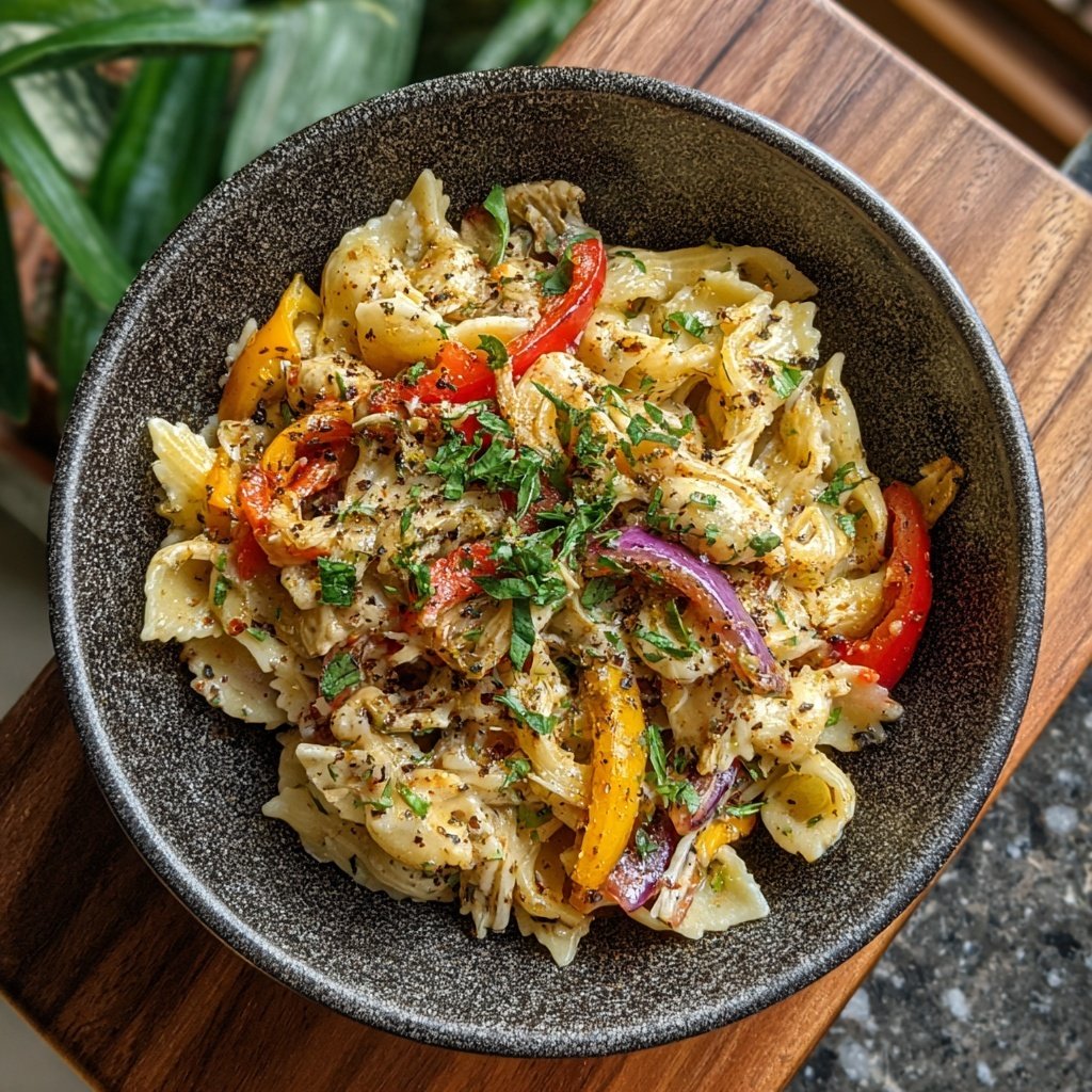Hearty Jamaican Rasta Pasta