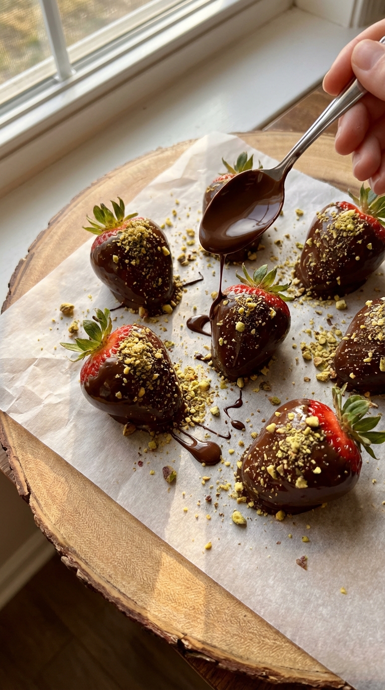 Dubai Chocolate Strawberry Dippers