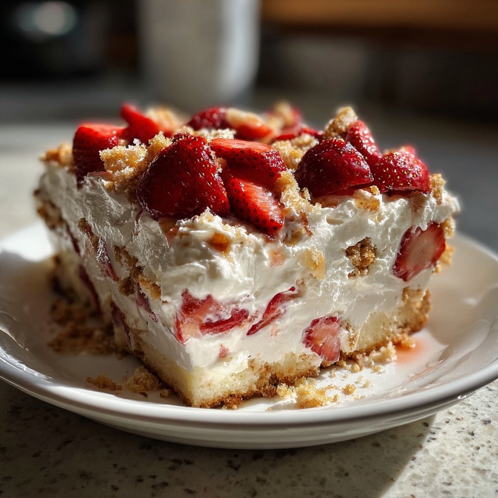 Layered Strawberry Shortcake Dip