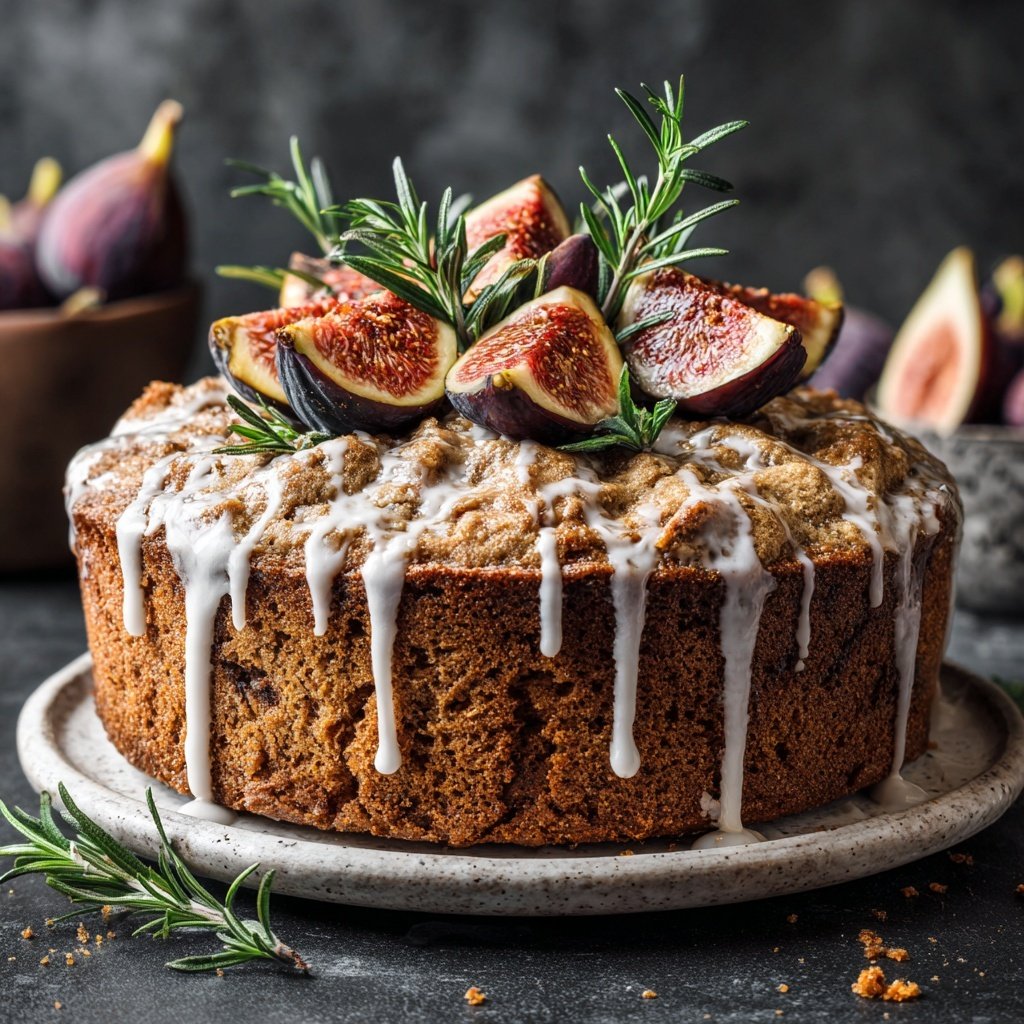 Cinnamon Cake Rosemary Fig