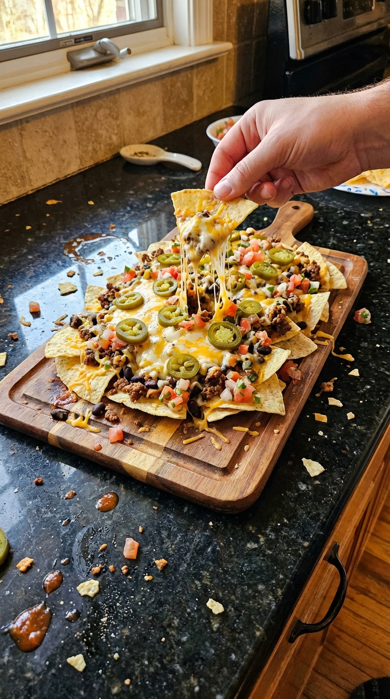 Fiery Tex-Mex Loaded Nachos