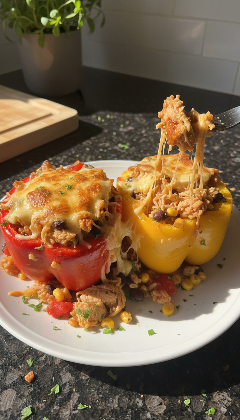 Stuffed Peppers with Chicken