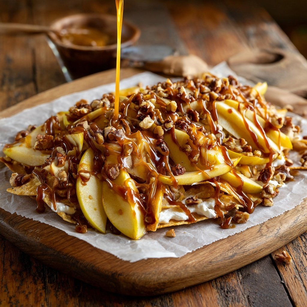 Caramel Apple Nachos