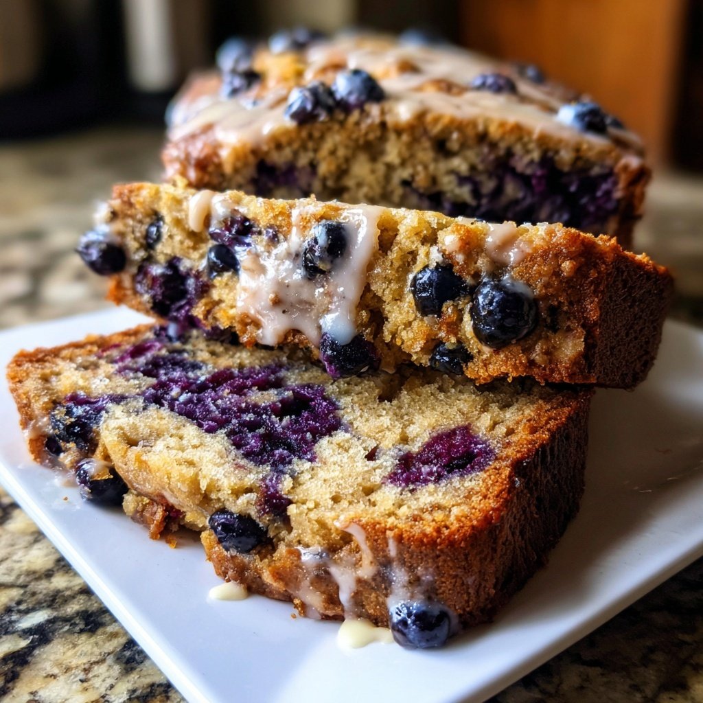 Blueberry Bread Sweet Moist
