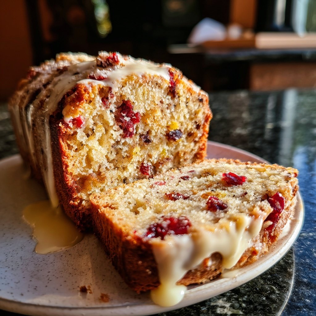 Orange Cranberry Breakfast Loaf