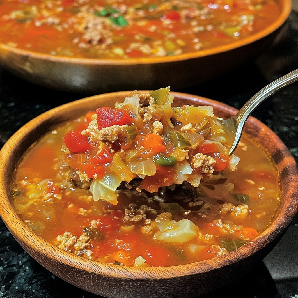 Unstuffed Cabbage Soup