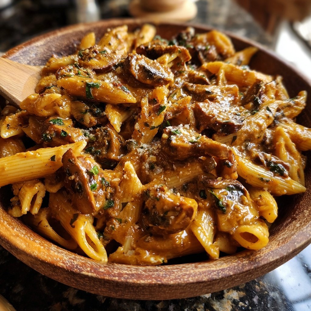 Miso Mushroom Umami Pasta Sauce