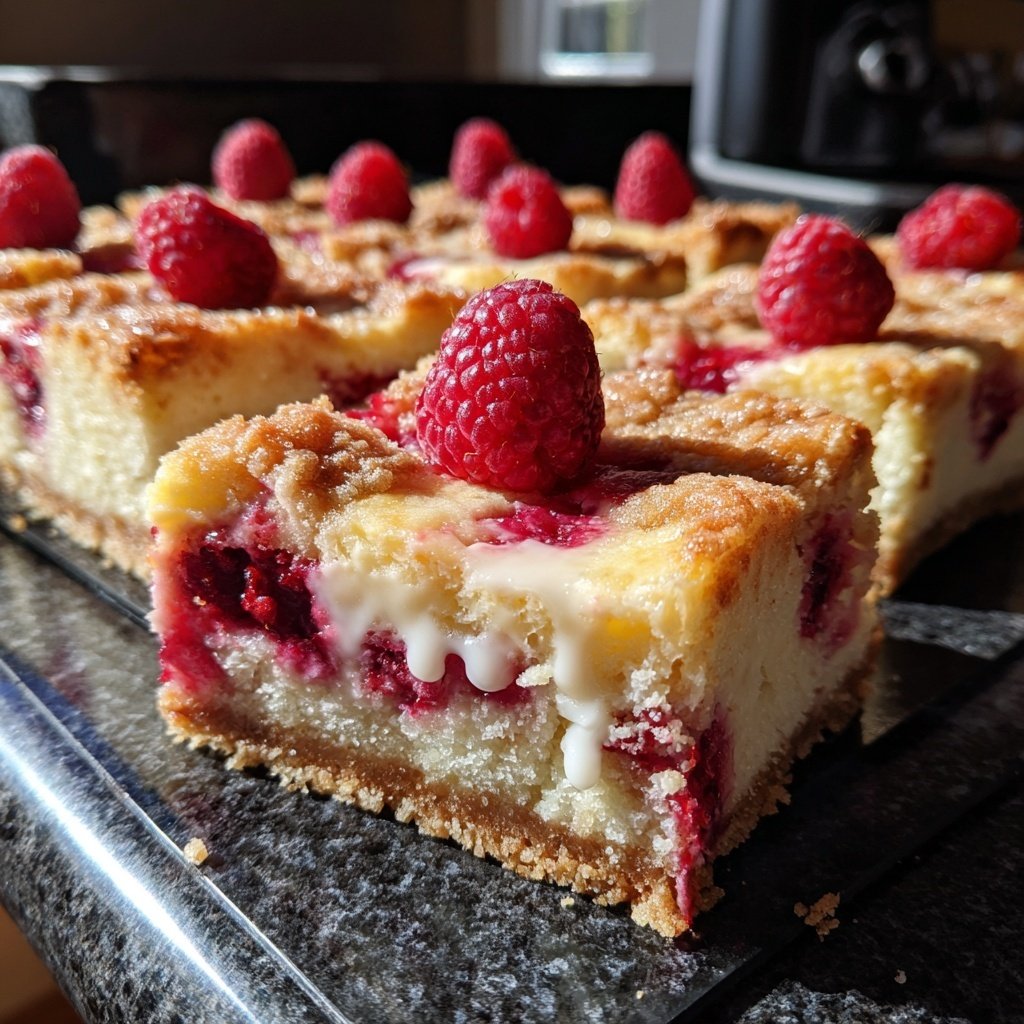 Raspberry-Lime Cheesecake Bars