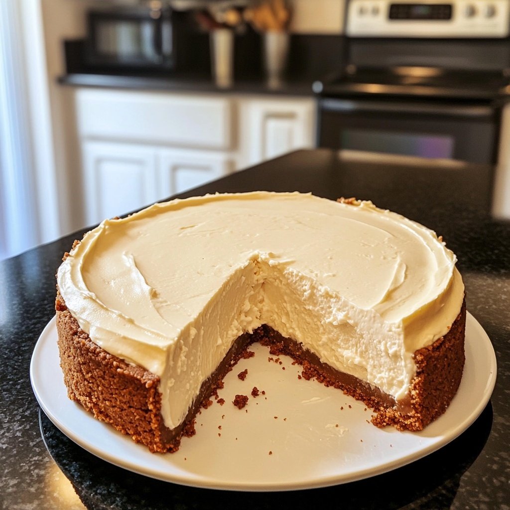 Creamy Cheesecake with Speculoos Cookie Base