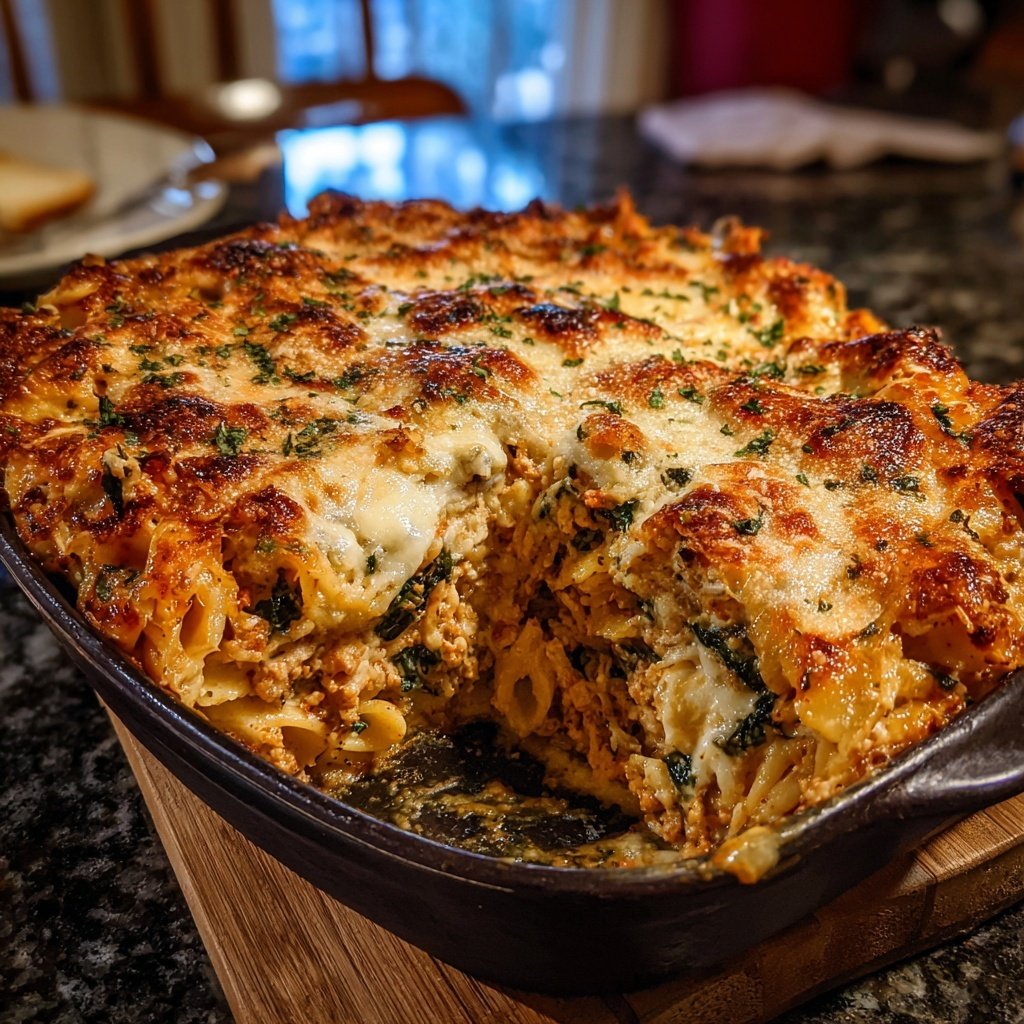 Ground Turkey and Kale Casserole